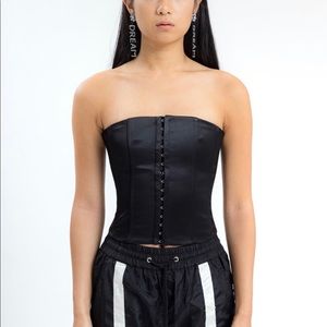 Daniella Guizio satin corset